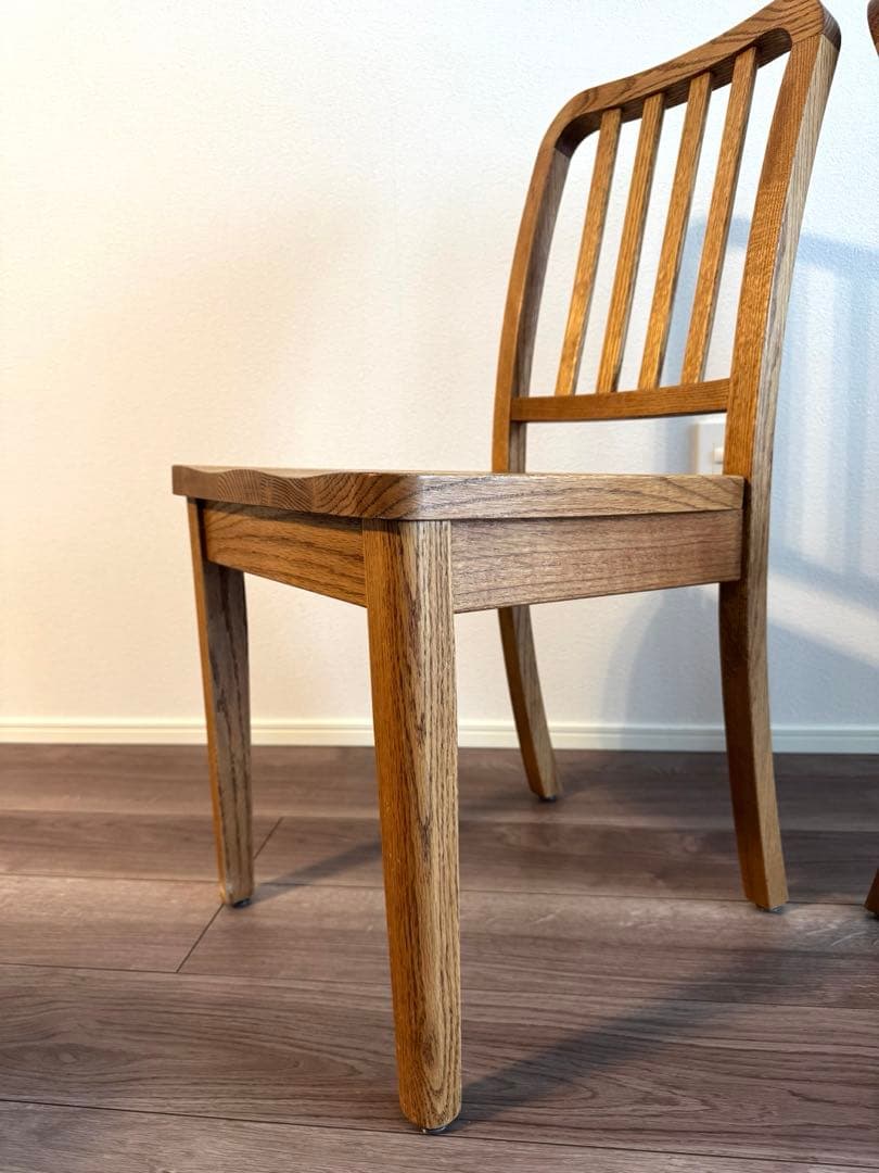モモナチュラル　BASIC CHAIR ダイニングチェア1脚　A