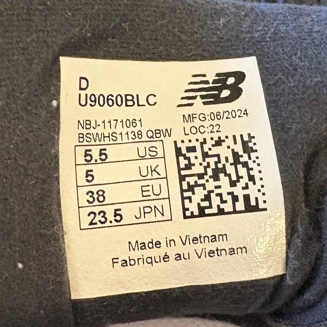 ニューバランスnew balance U9060 BLC スニーカー 靴23.5