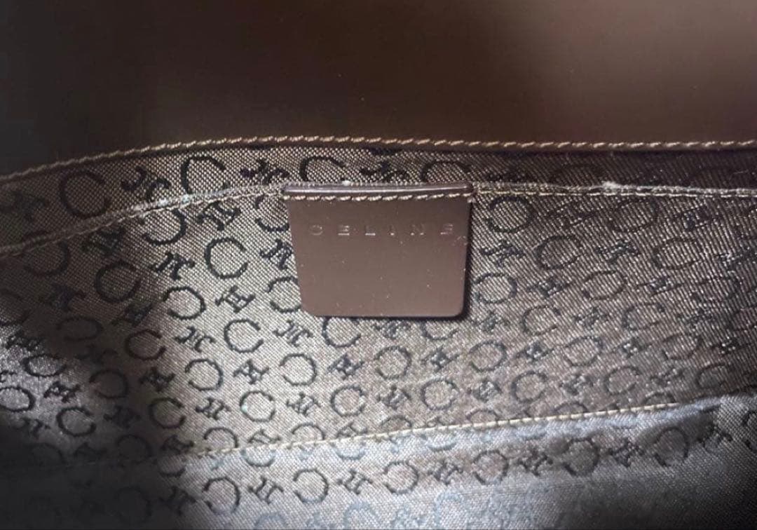 CELINE ファーセミショルダーバッグ