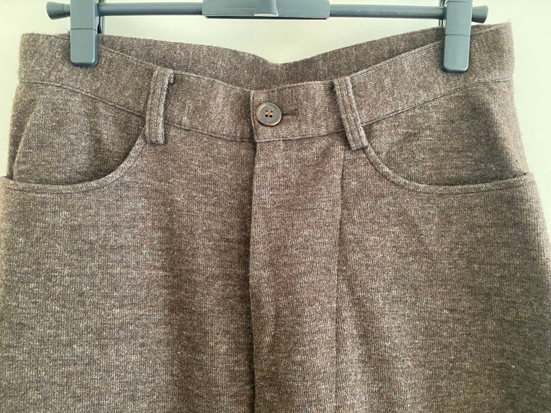 ヴィヴィアン ウエストウッド マン サルエル パンツ ウール ブラウン 44