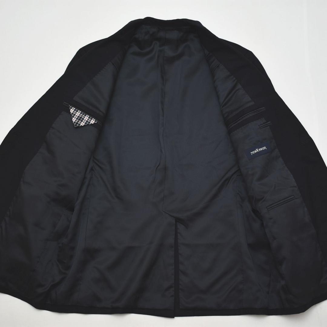 【紺ブレ】 ニューヨーカー 段返り テーラードジャケット ブレザー 通年 AB6