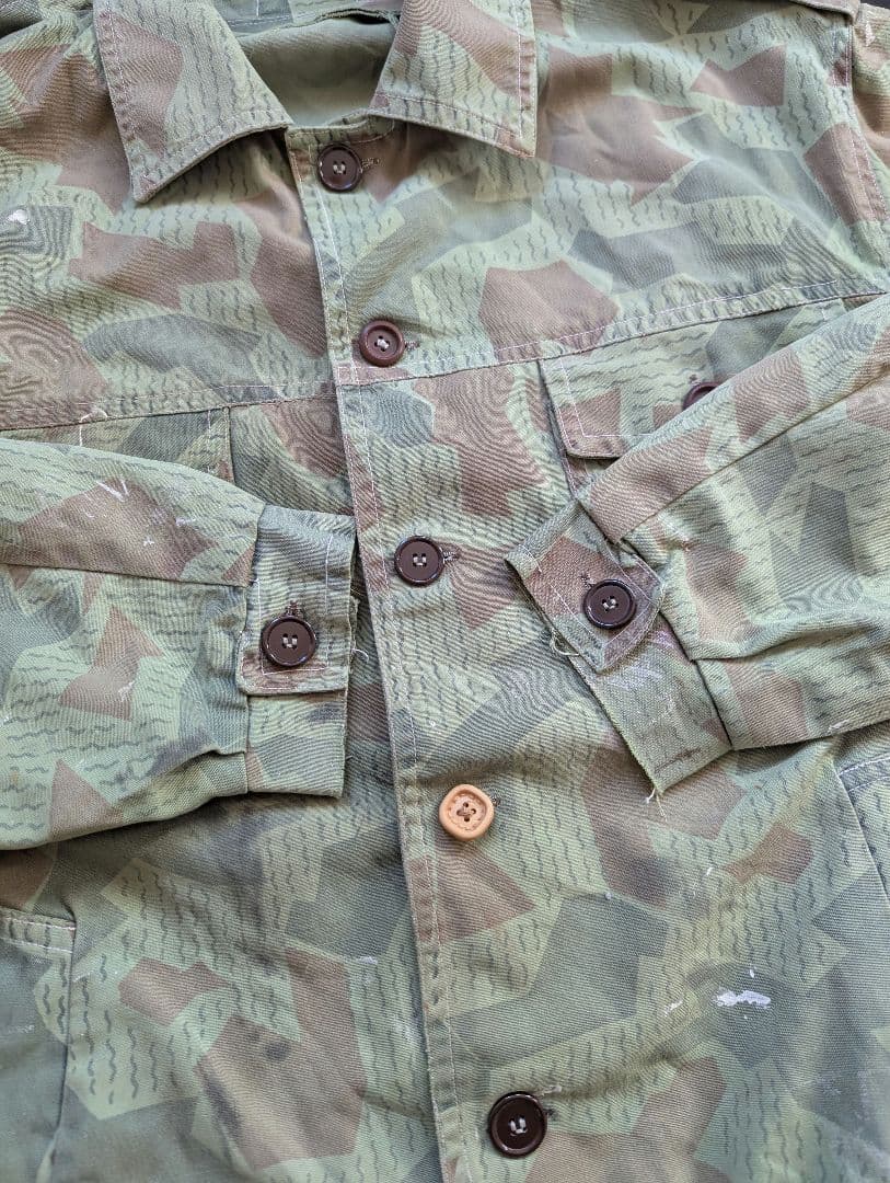 ブルガリア軍 スプリンターカモ フィールドジャケット ミリタリー 古着 軍放出品