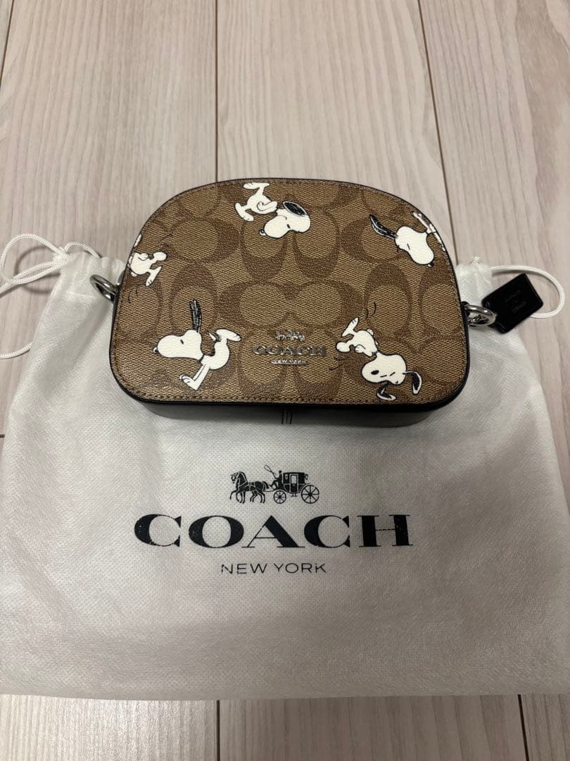 COACH スヌーピー ショルダーバッグ
