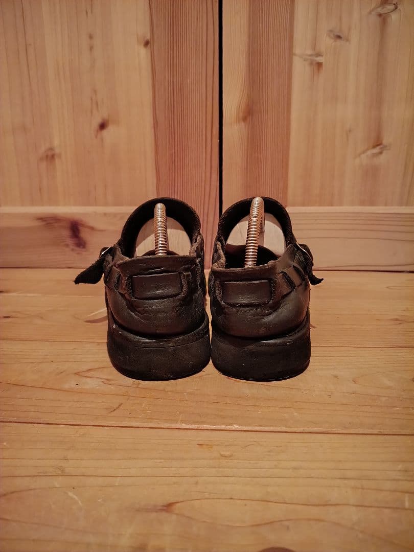 オーロラシューズ　ミドルイングリッシュ　サボサンダル　アメリカ製