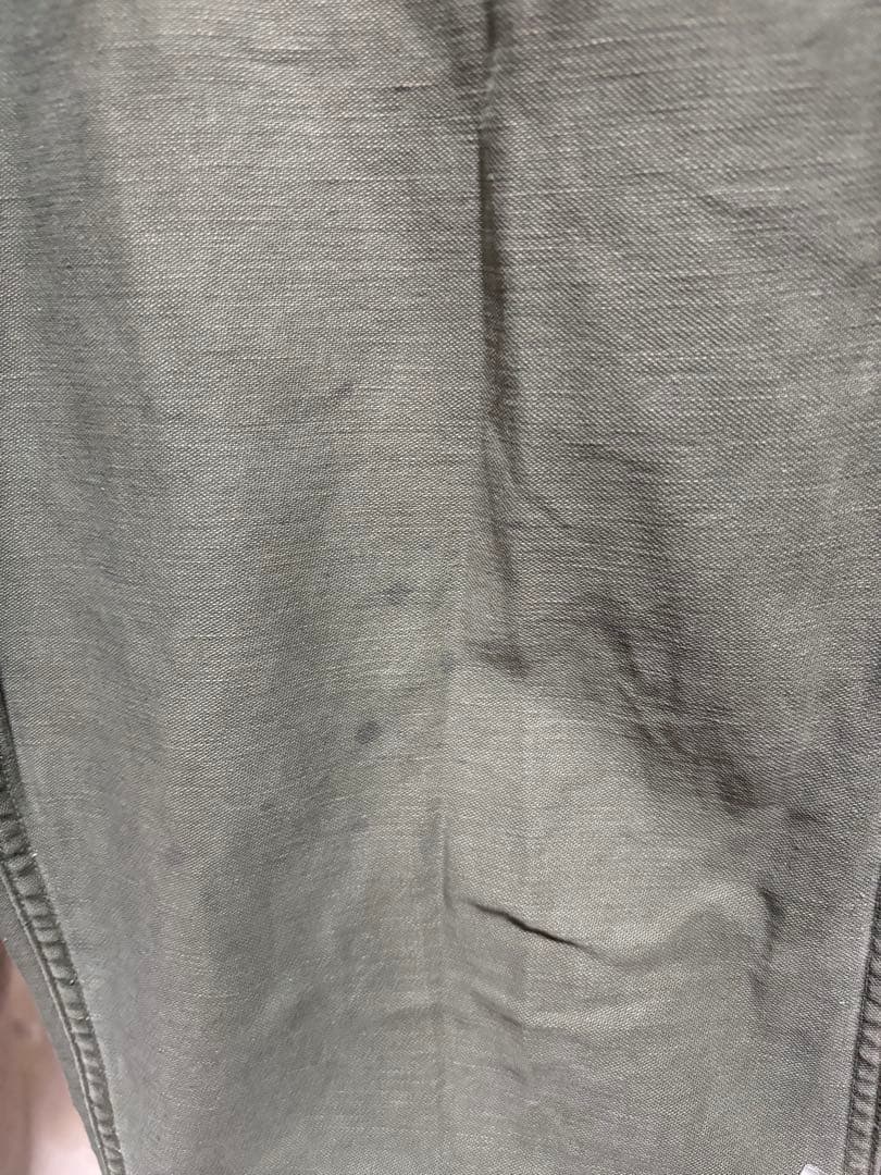 60s US ARMY ベイカーパンツ OG107 コットンサテン