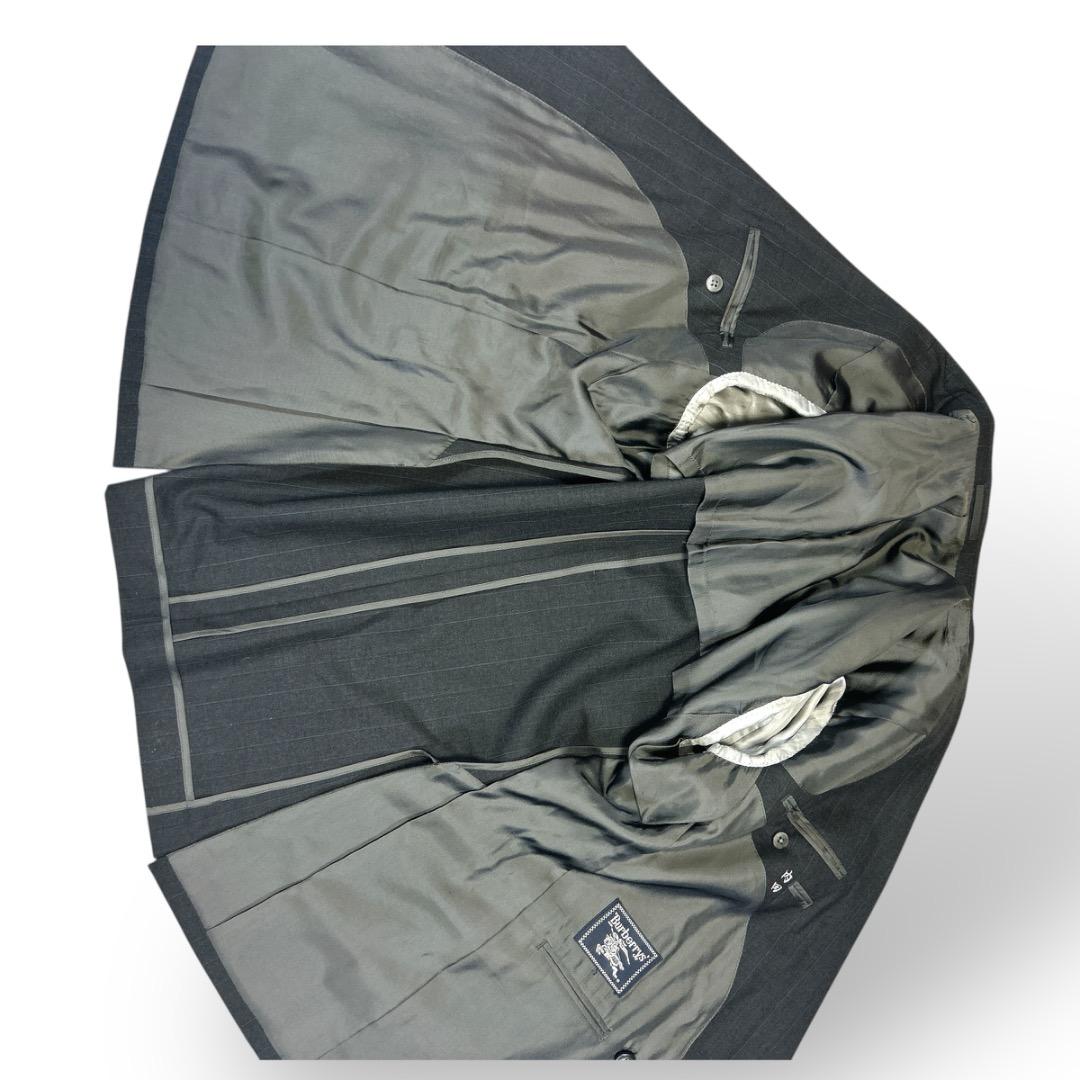 美品✨Burberrys ダブルスーツ セットアップ 千鳥柄 グレー