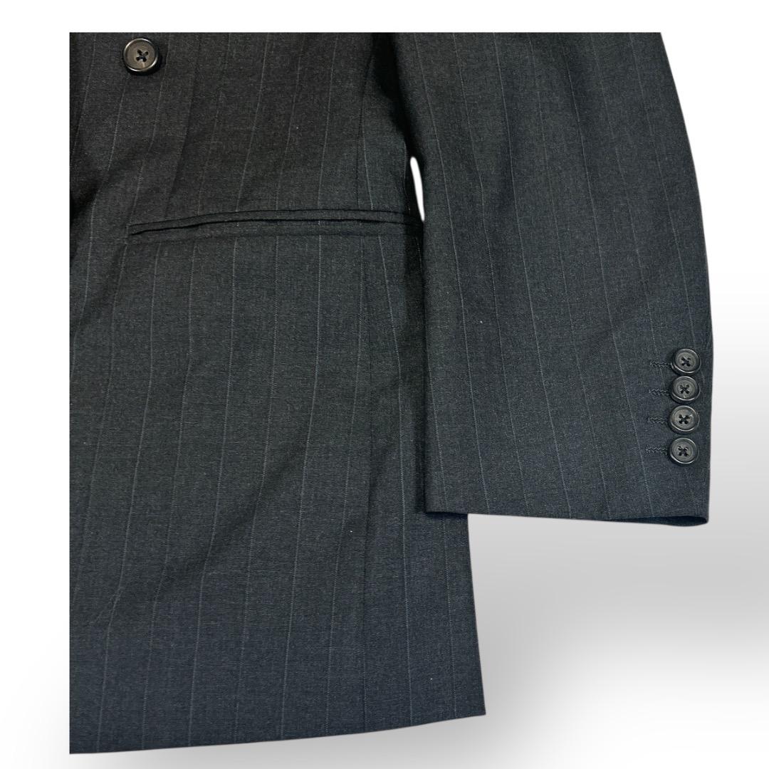 美品✨Burberrys ダブルスーツ セットアップ 千鳥柄 グレー