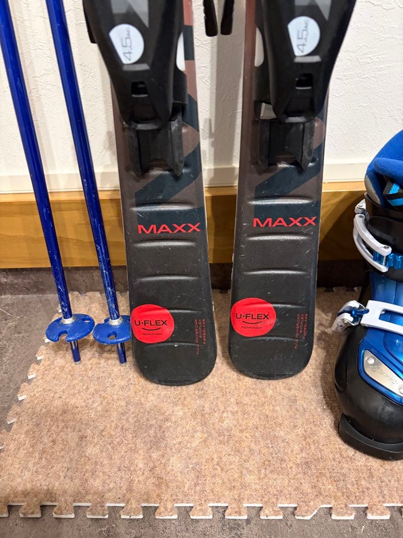 ★男の子用 4点セット メンテナンス.HOTWAX済★ head atomic