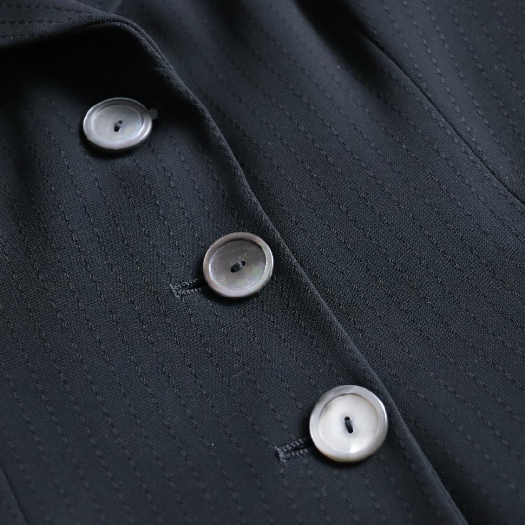 刺繍ストライプ マックスマーラ　MaxMara　テーラードジャケット　銀タグ