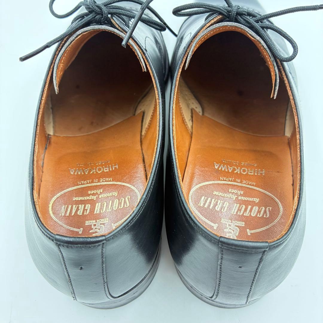 【美品】スコッチグレイン 7626 パンチドキャップトゥ 25cm