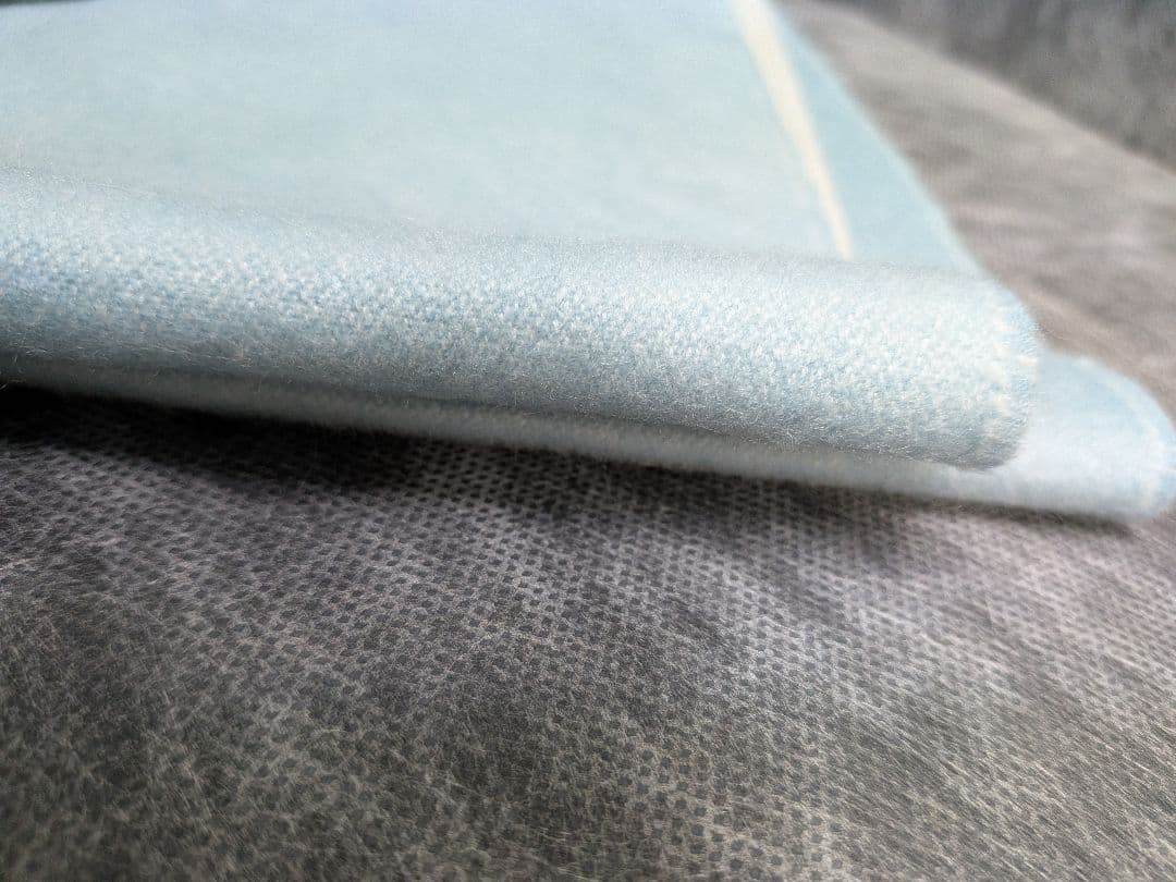 Loro Piana ベビーカシミヤ マフラー 水色