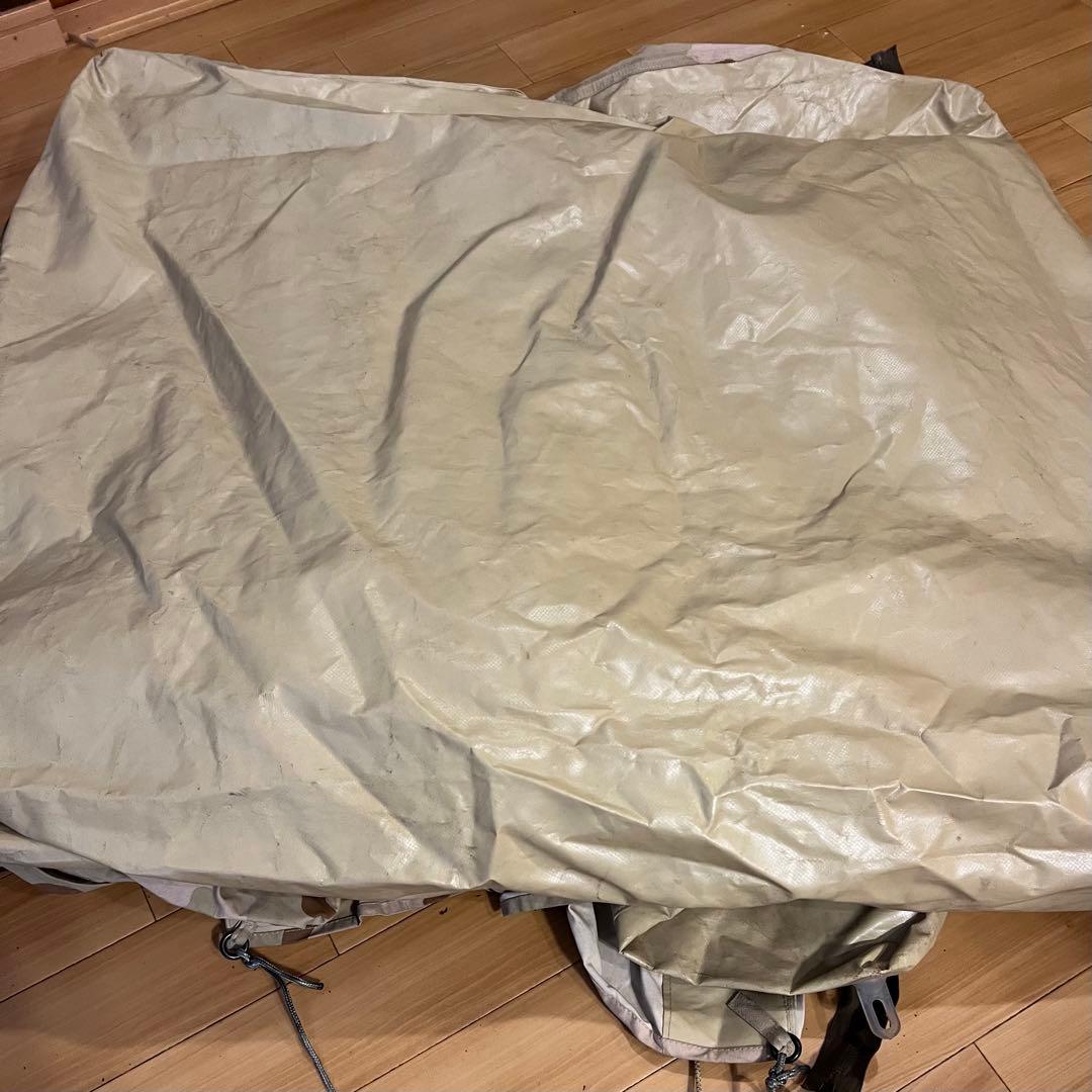 ダッチアーミーテント デジタルカモ柄専用タープ付き 軍幕、タープ、、軍物放出