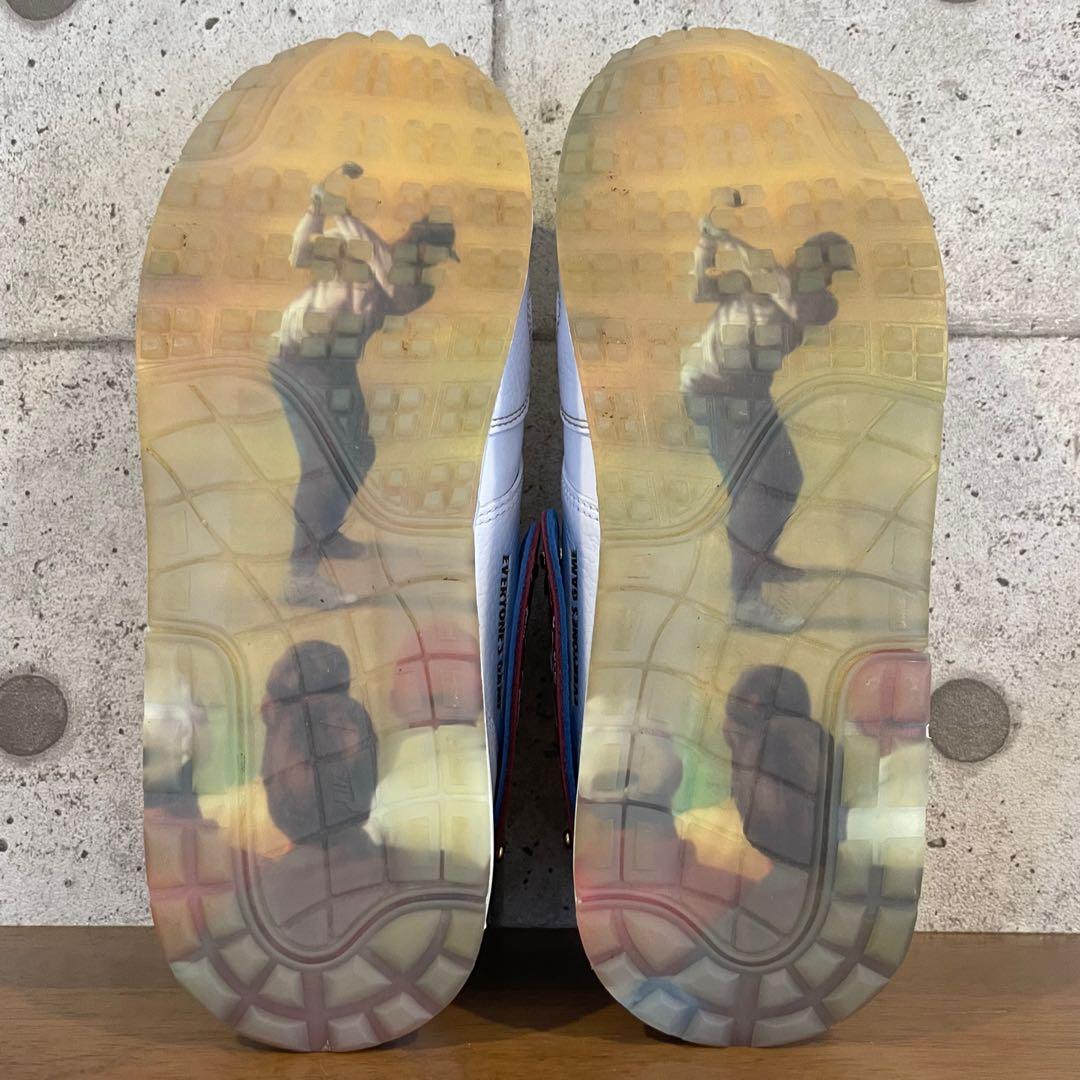 Nike Air Max 1 ホワイト/ゴールド 27cm 交換用スウッシュ付き