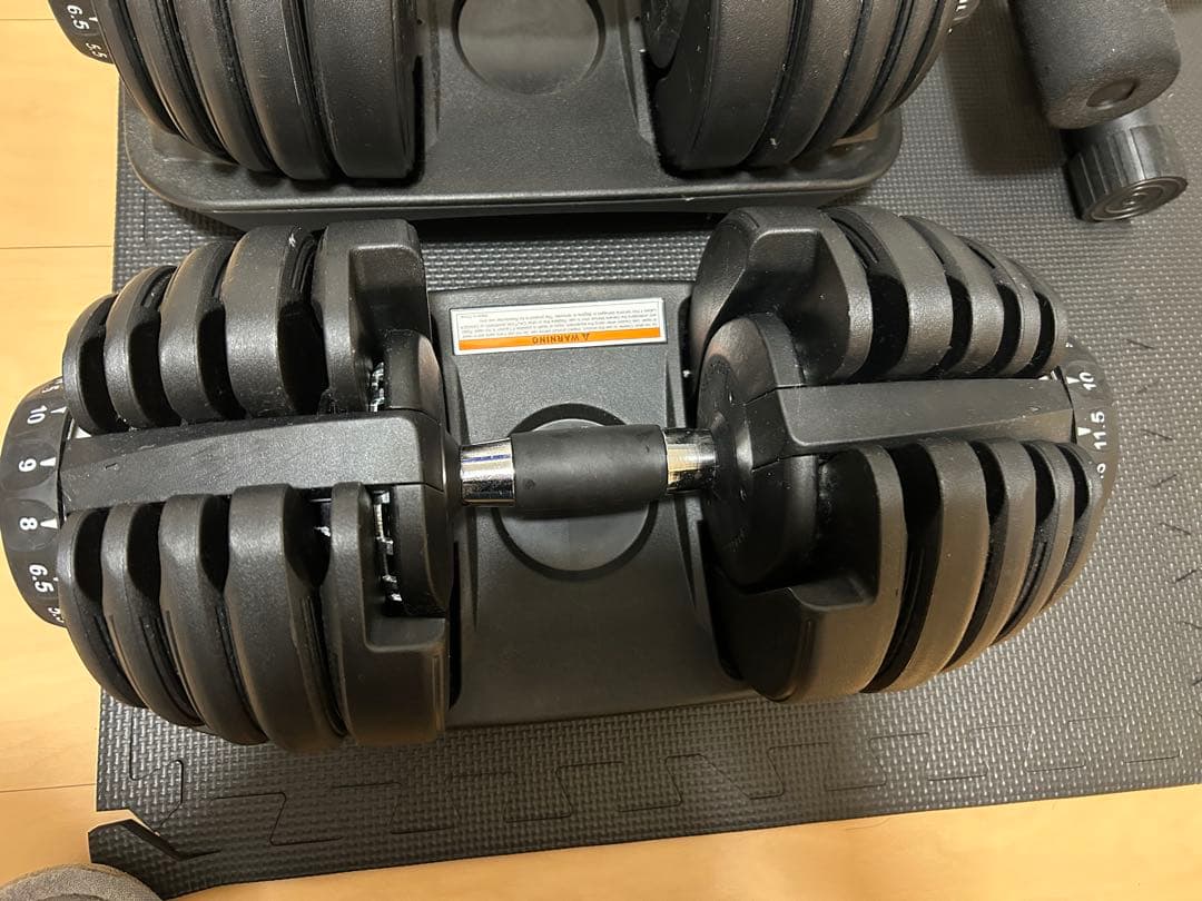 4WD 調整可能ダンベル 2.5-24kg 2個セット