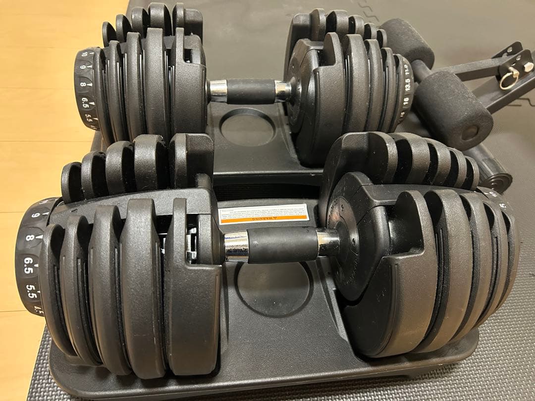 4WD 調整可能ダンベル 2.5-24kg 2個セット