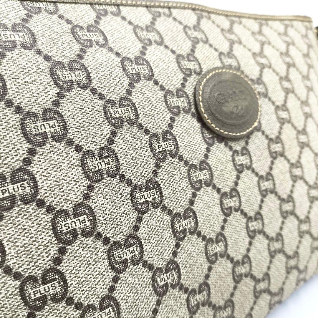 美品 グッチ プラス GG スプリーム チェーンショルダーバッグ クラッチバッグ