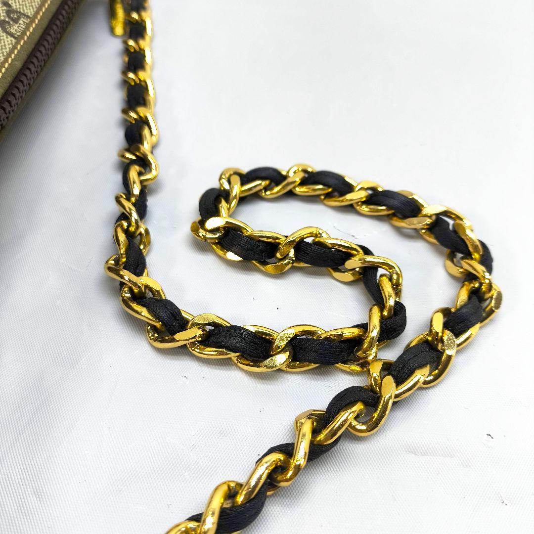 美品 グッチ プラス GG スプリーム チェーンショルダーバッグ クラッチバッグ