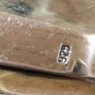 【ヴィンテージ】シルバー925 マネークリップ フローラルクロス 19g燻加工