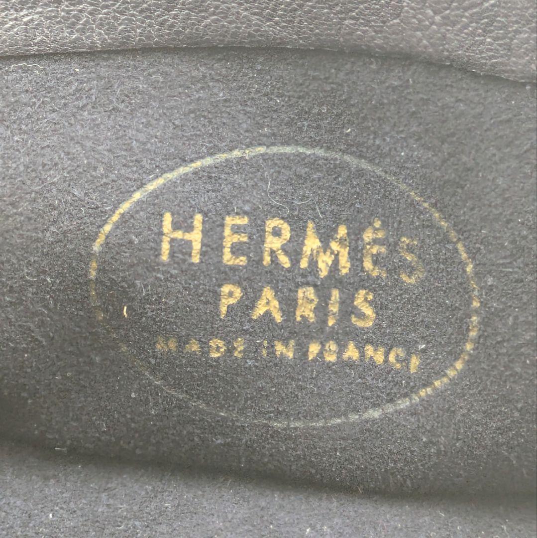 HERMES エルメス セリエラムスキン グローブ 手袋 ダークブルー