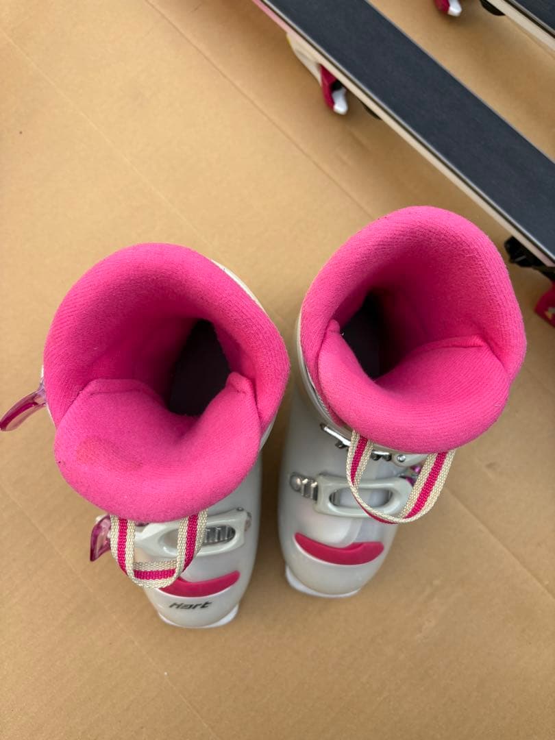 KAZIMA 子ども用スキーセット ピンク