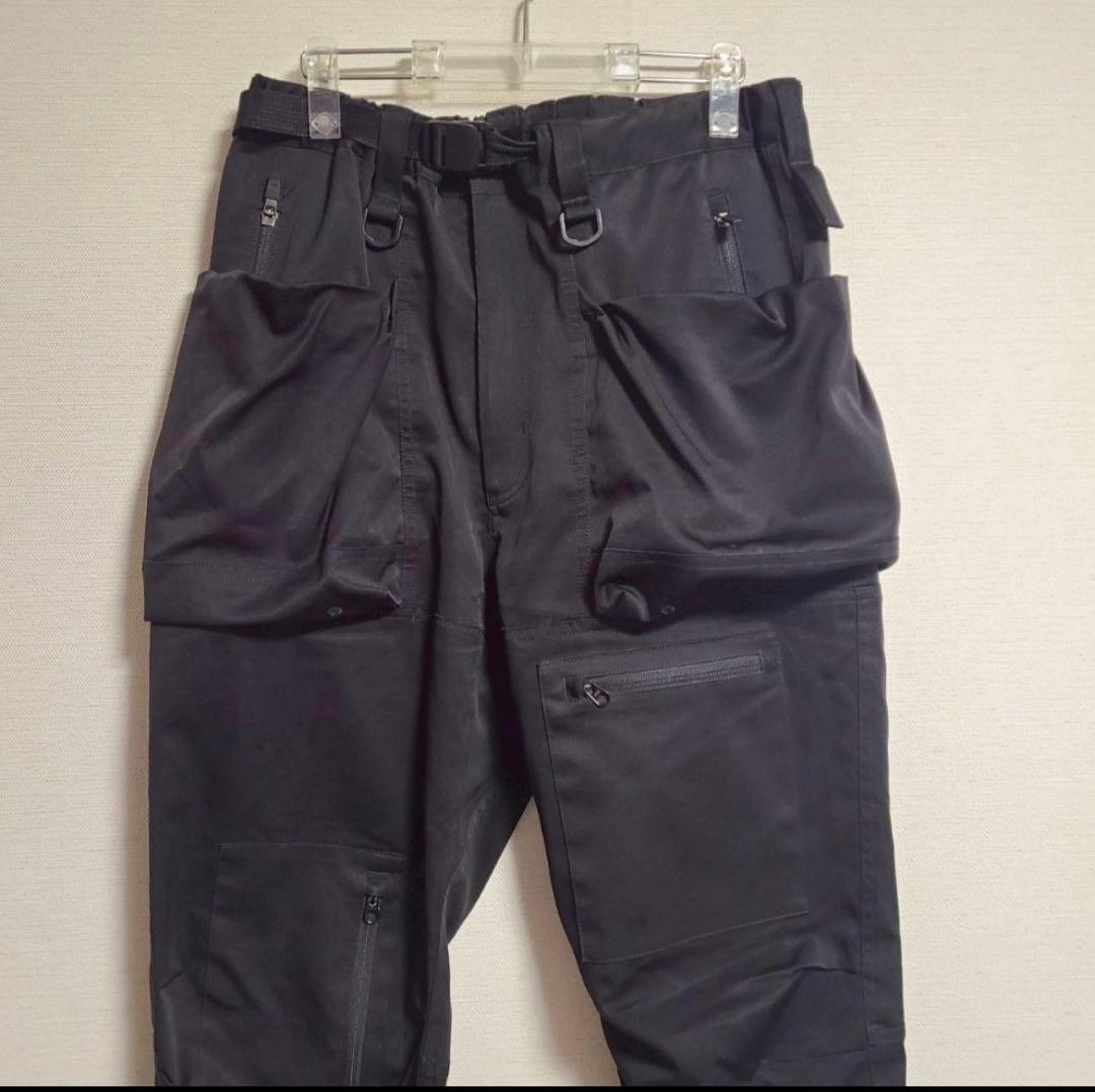 アブガルシア × フラッグスタッフ ルアーボックスカーゴパンツ 裾ジップ M 黒