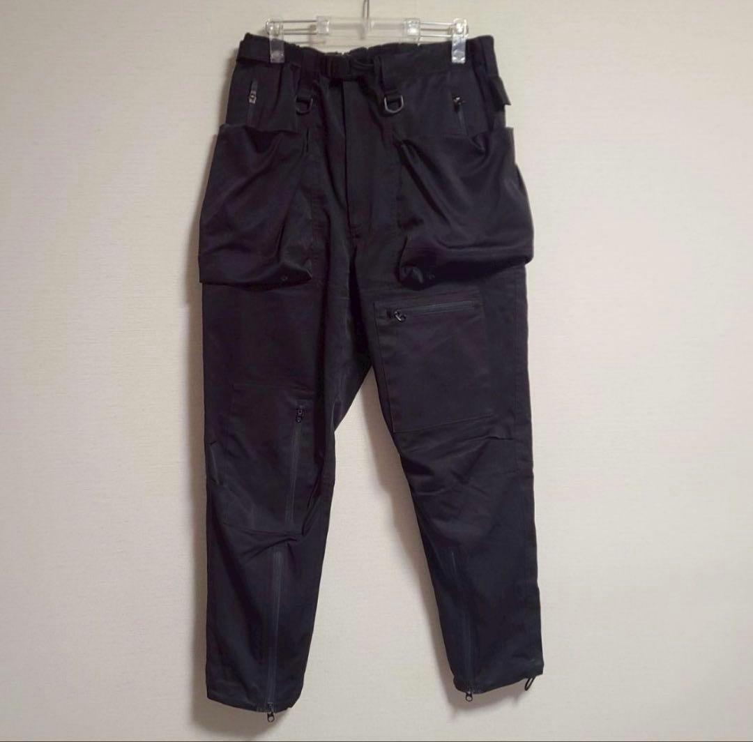 アブガルシア × フラッグスタッフ ルアーボックスカーゴパンツ 裾ジップ M 黒