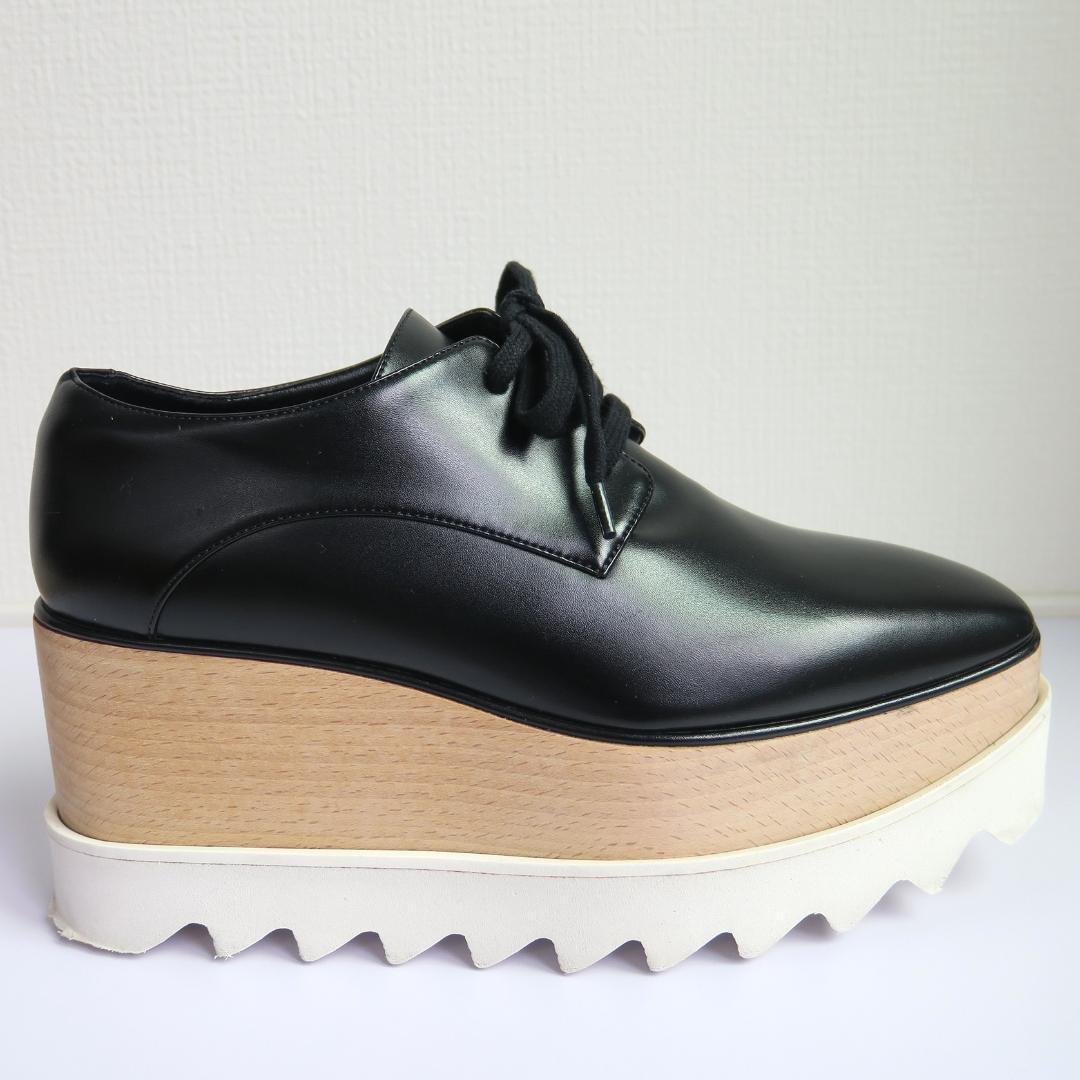 【ステラマッカートニー】エリス 34.5 スニーカー ブラック 363997