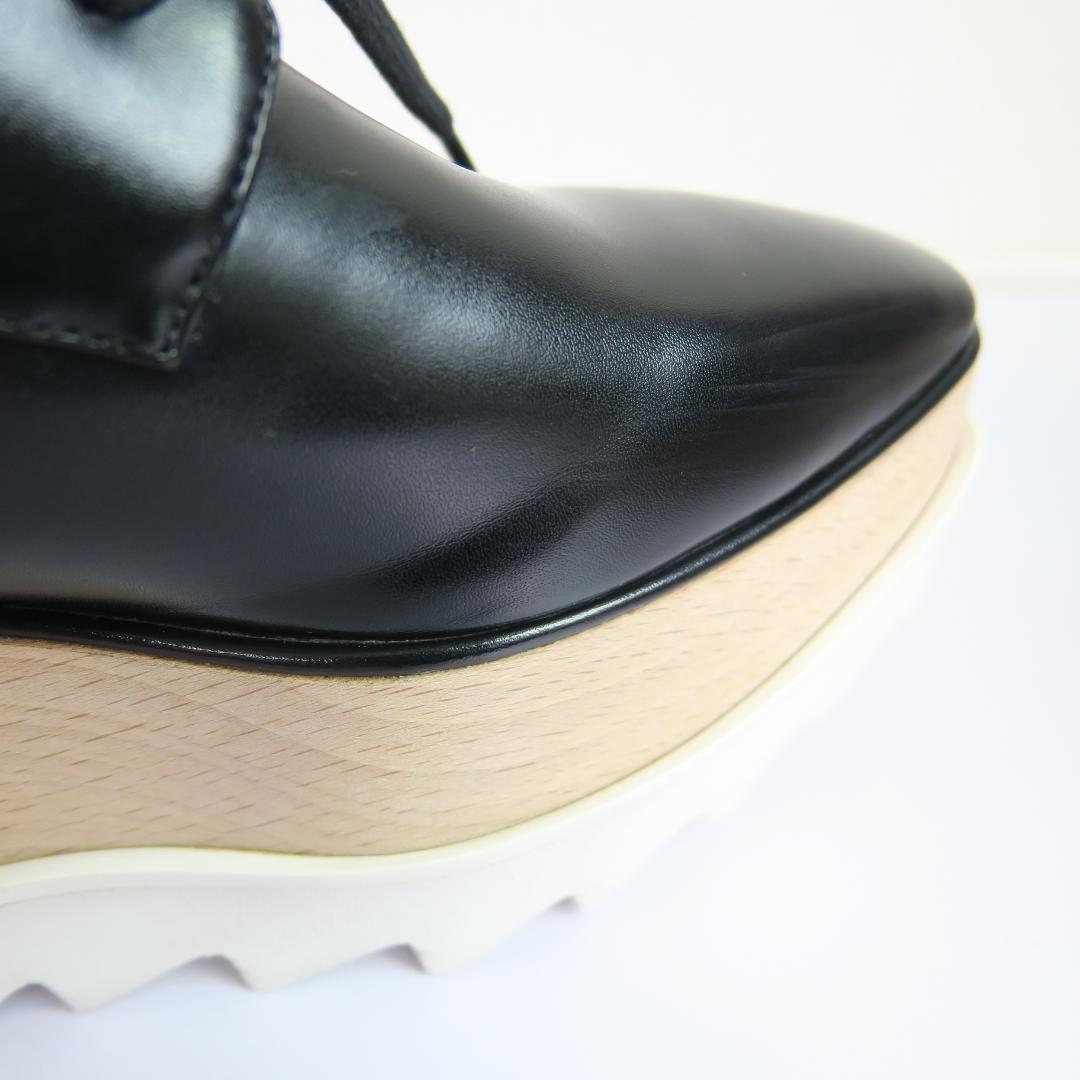 【ステラマッカートニー】エリス 34.5 スニーカー ブラック 363997