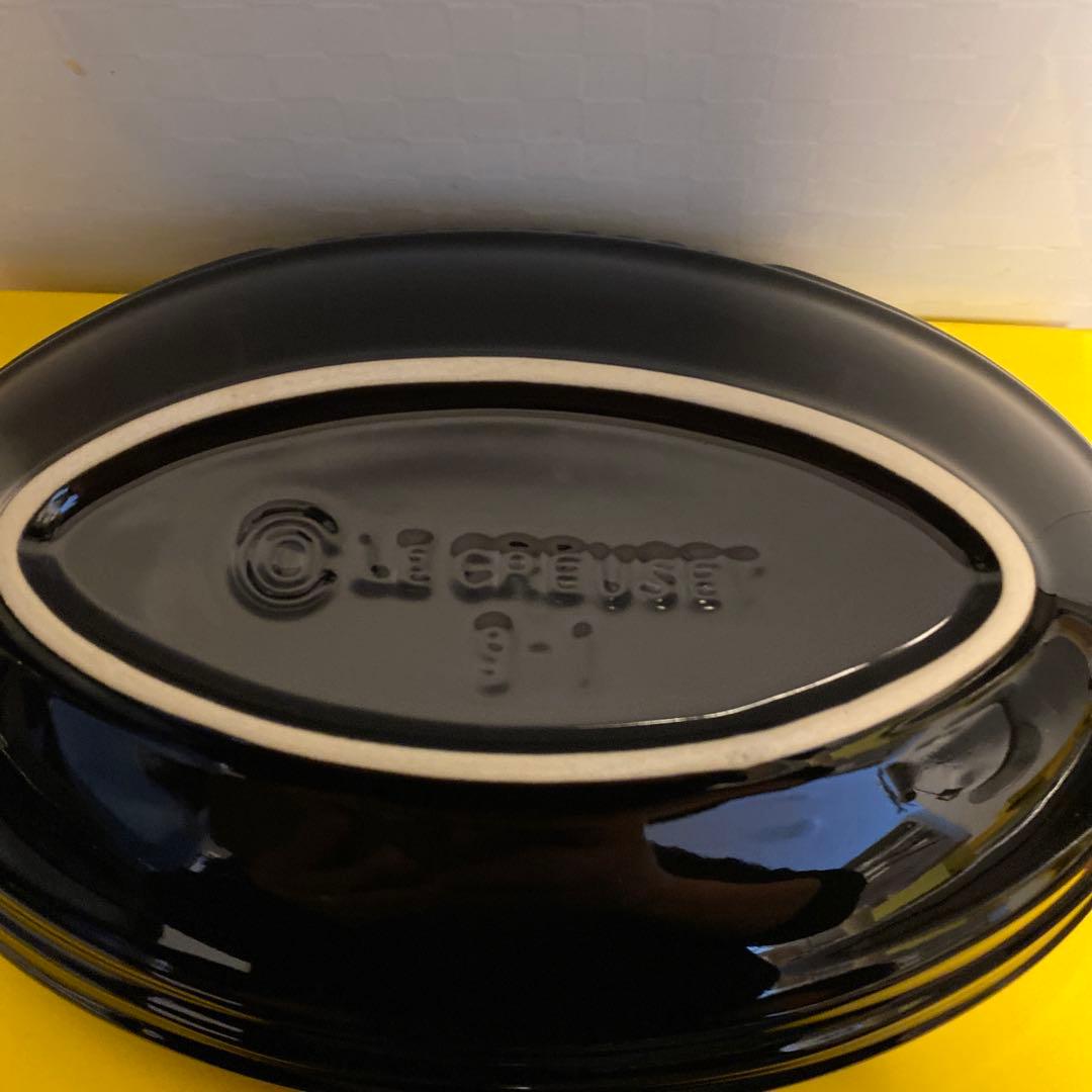 新品　LE CREUSET ブラックオーバルボウル　2個セット