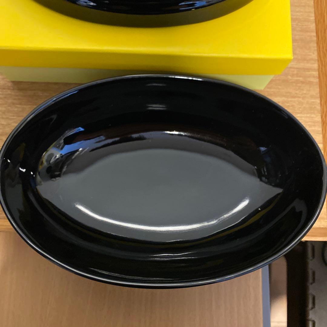 新品　LE CREUSET ブラックオーバルボウル　2個セット