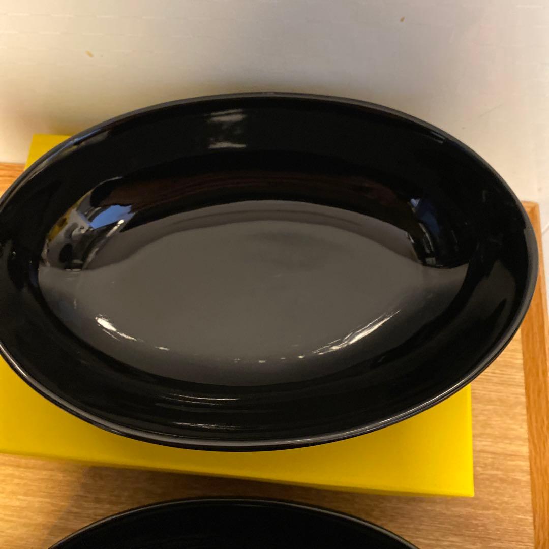 新品　LE CREUSET ブラックオーバルボウル　2個セット