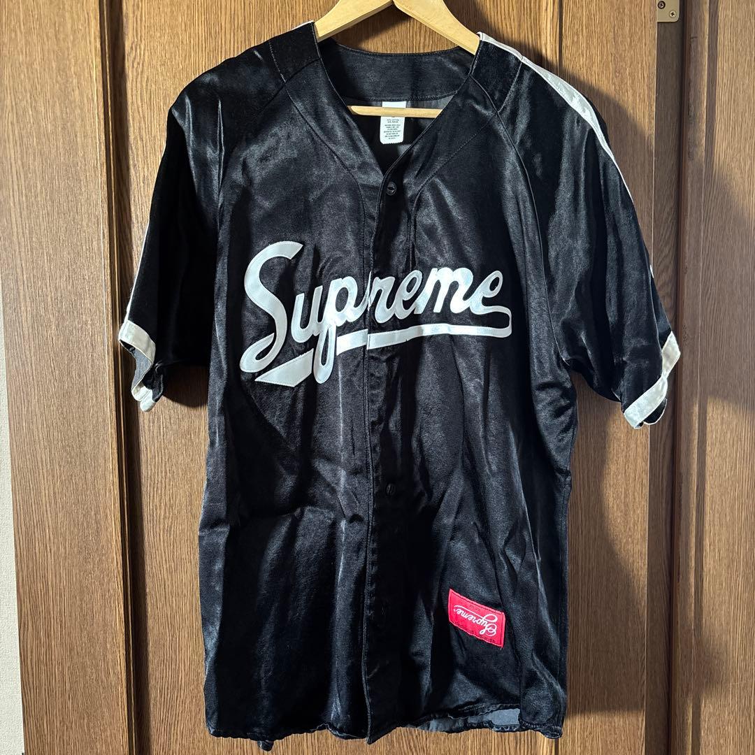 Supreme ベースボールシャツ M 背番号1