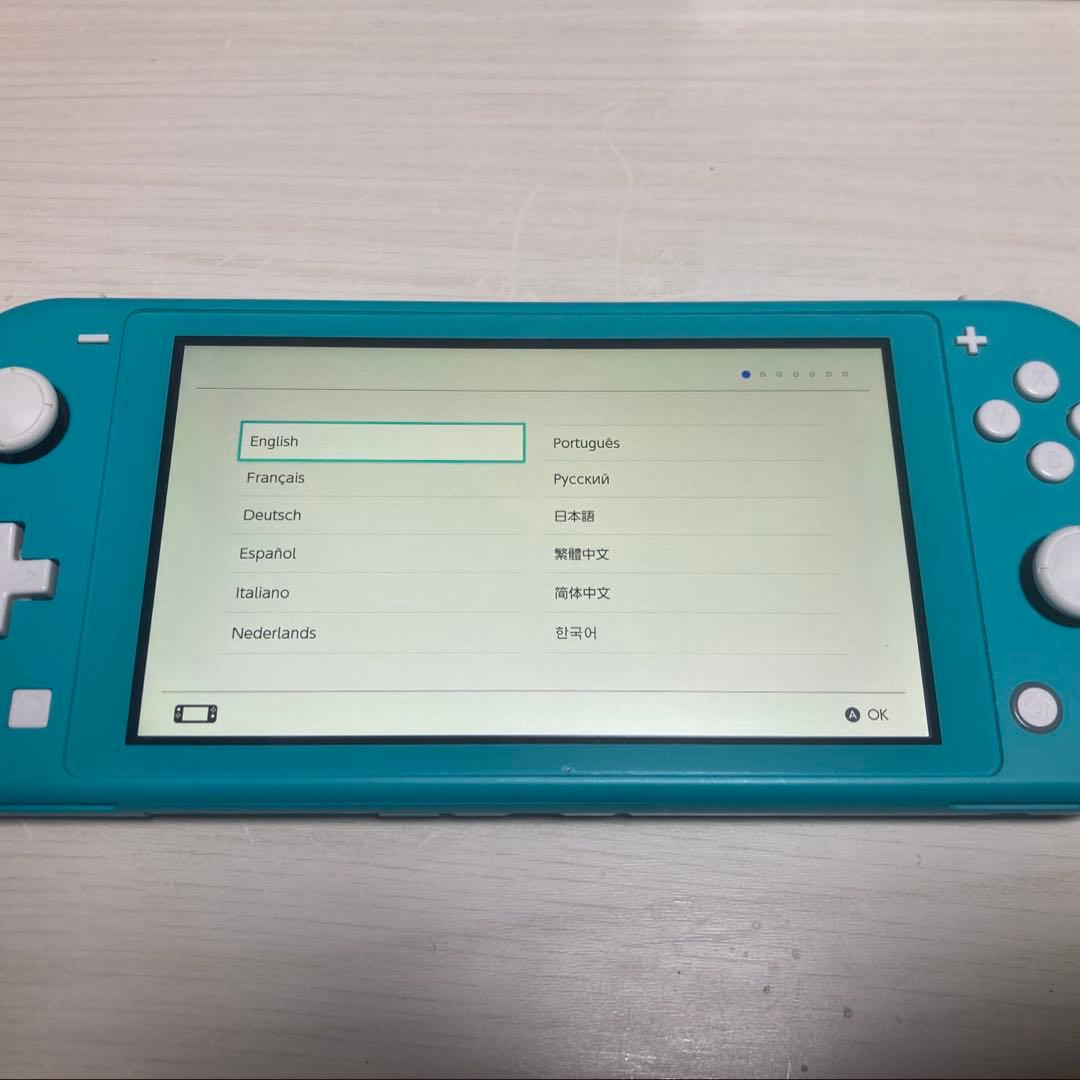 Nintendo Switch Lite ライトブルー 充電器なし