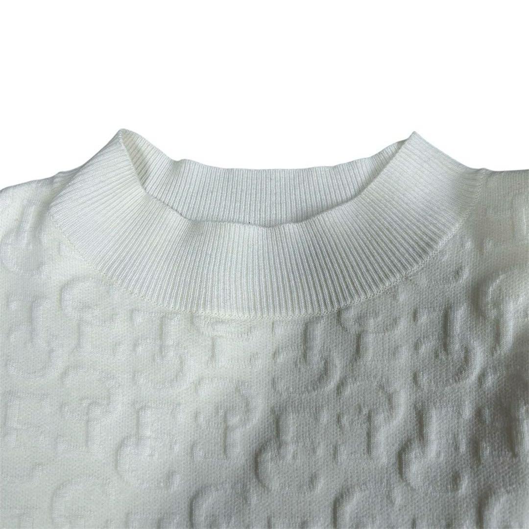 セルフォード CELFORD ロゴふくれジャガードニットワンピース 38