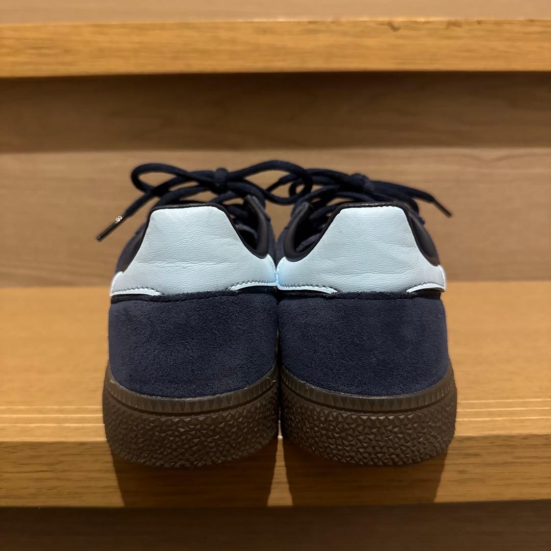 アディダス　スペツィアル　ネイビー　水色　23.5cm