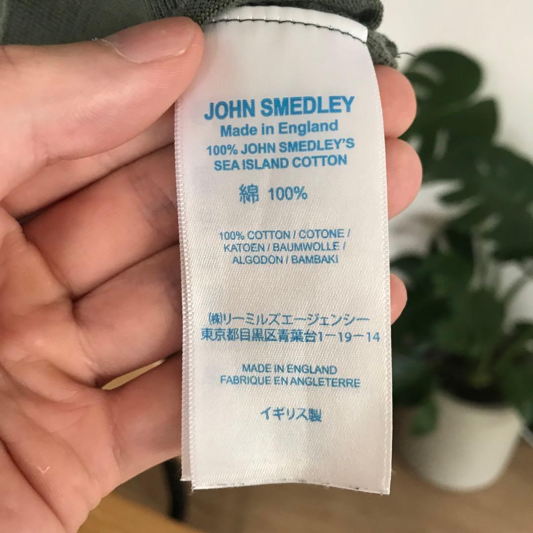 【最終値下げ】ジョンスメドレー イギリス製 ニットポロ 半袖 ポロシャツ