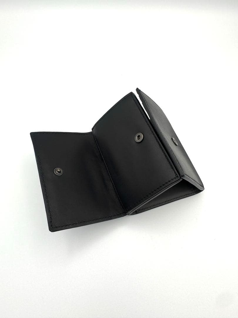 BOTTEGA VENETA ボッテガヴェネタ 三つ折り財布　ブラック　美品