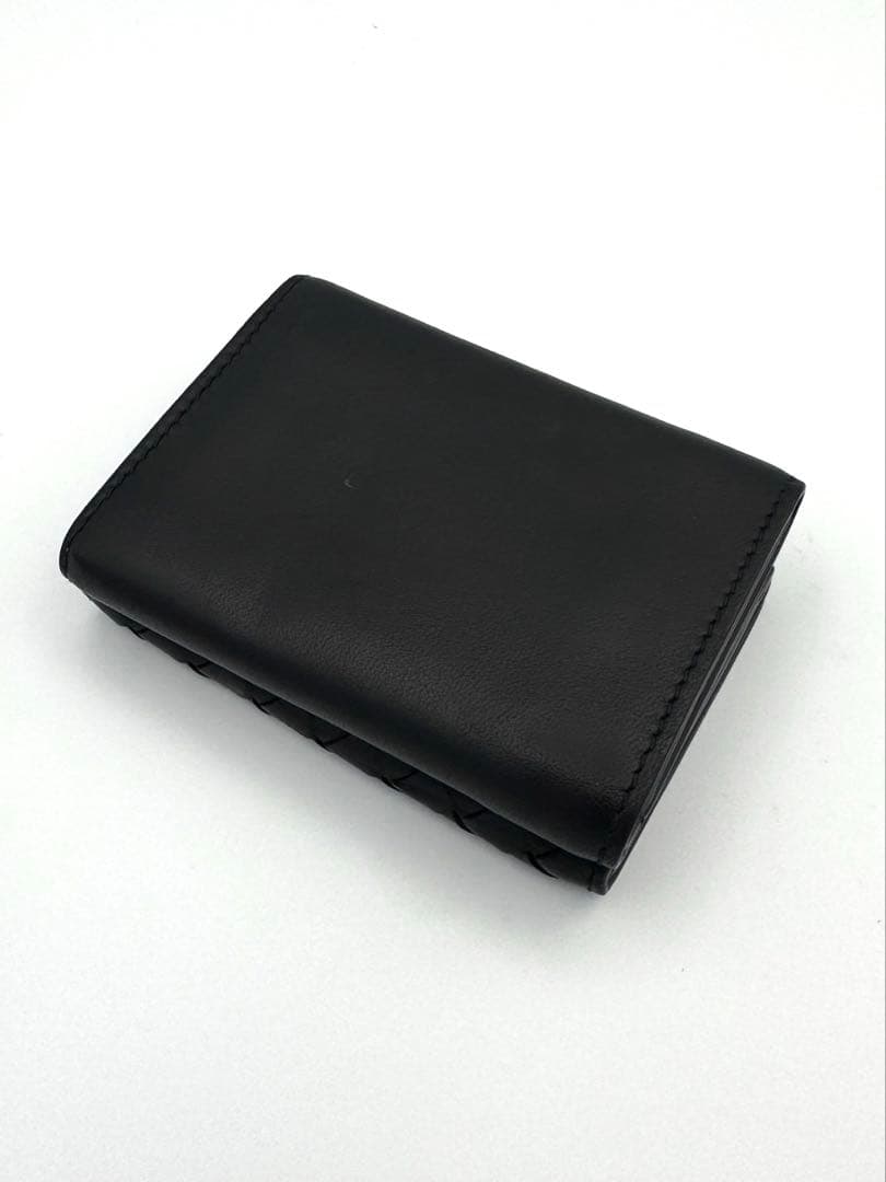 BOTTEGA VENETA ボッテガヴェネタ 三つ折り財布　ブラック　美品