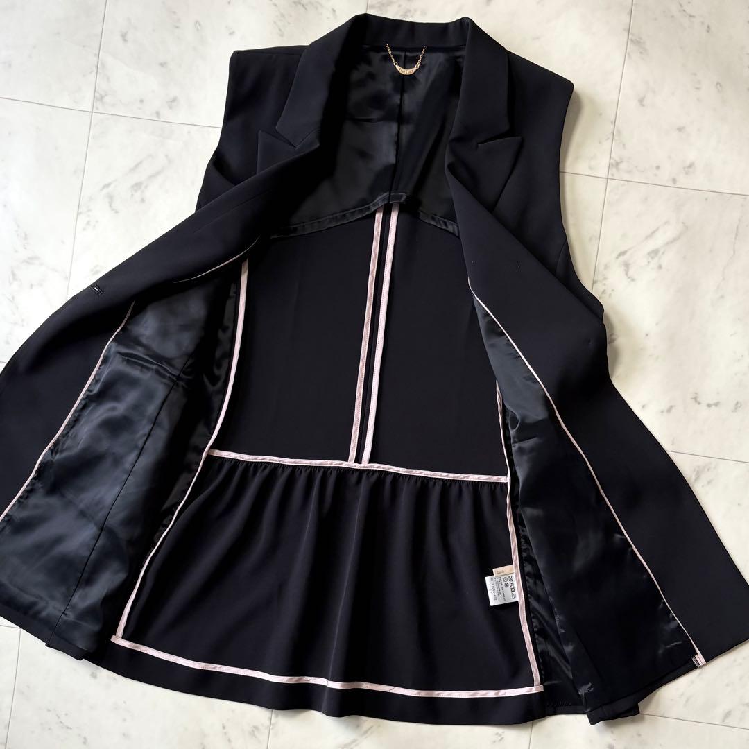 未使用級 ローズティアラ 大きいサイズ42 パールボタンジレ 2024 ベスト