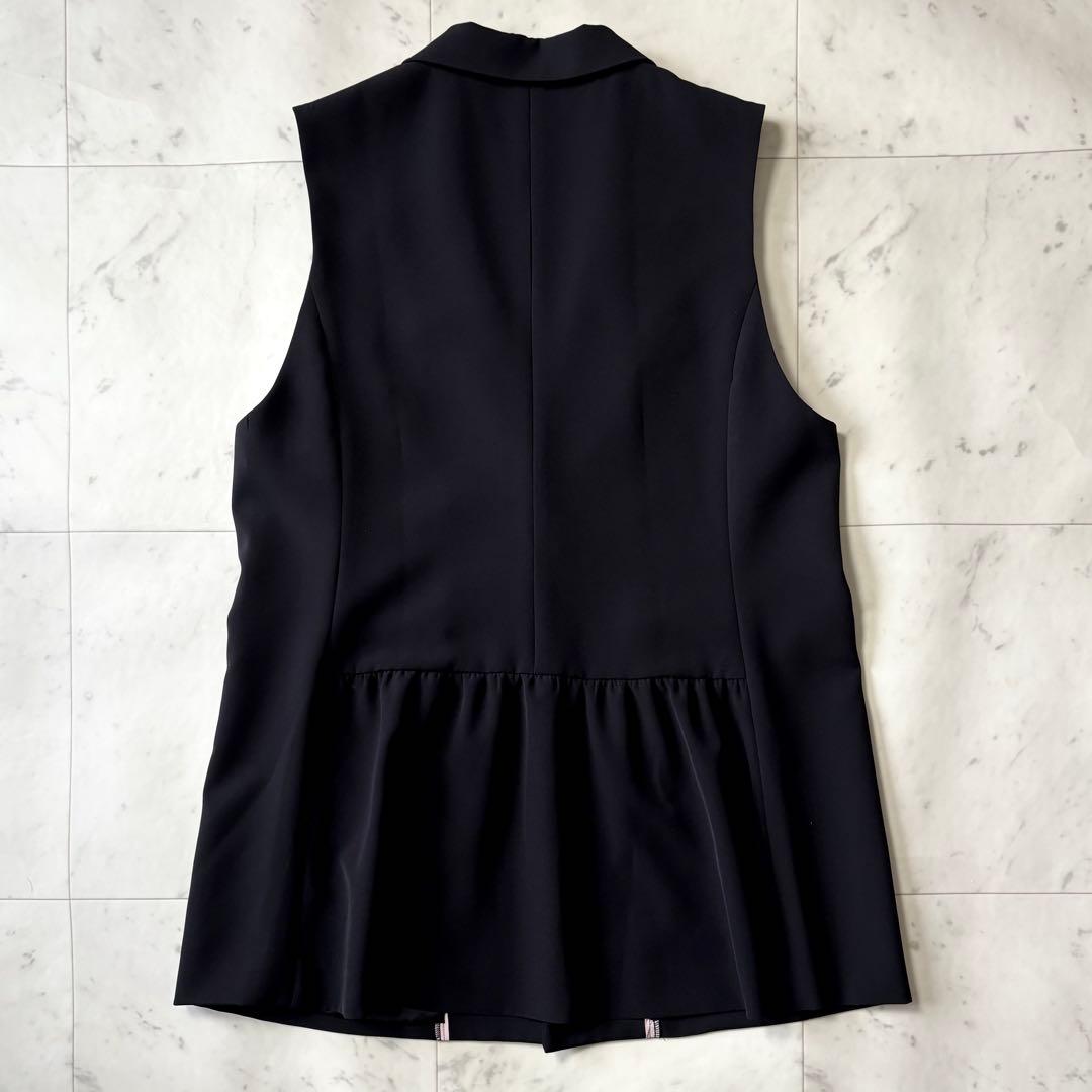 未使用級 ローズティアラ 大きいサイズ42 パールボタンジレ 2024 ベスト