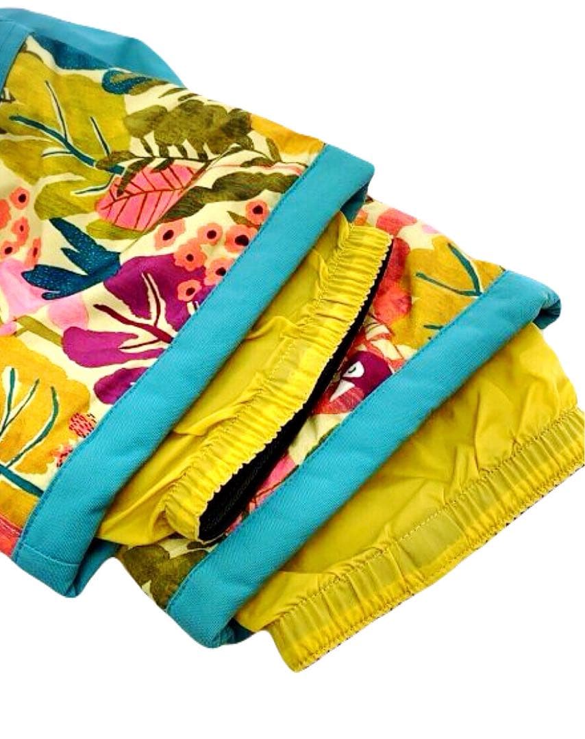 バートン キッズ 3T 花柄 スキーウェア ジャンプスーツ スノボウェア 北欧柄