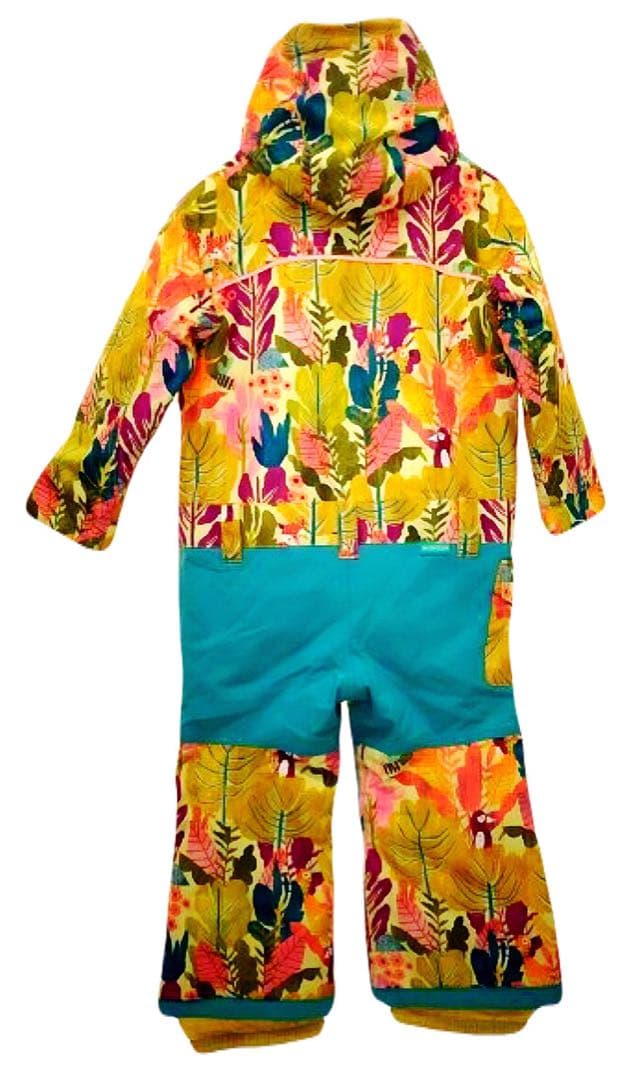 バートン キッズ 3T 花柄 スキーウェア ジャンプスーツ スノボウェア 北欧柄