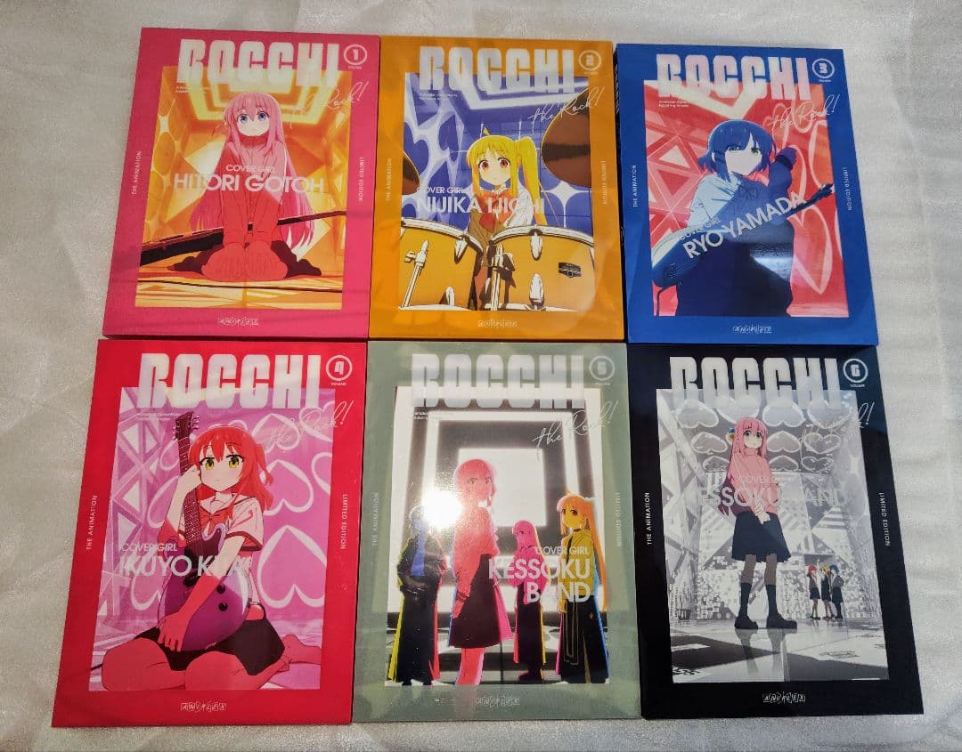 ぼっち・ざ・ろっく！完全生産限定盤 全巻1〜4巻DVD 5〜6巻ブルーレイ