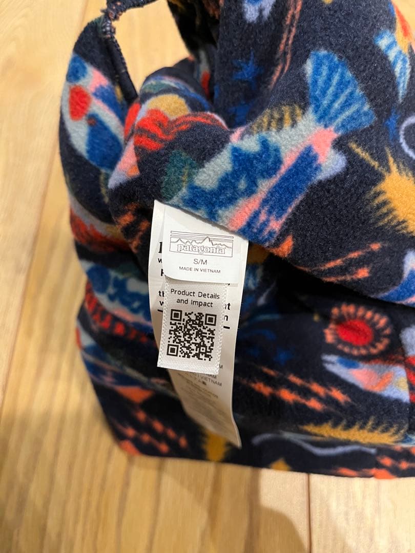 m*u様 【新品】patagonia マイクロD ビーニー トラウトSALMON