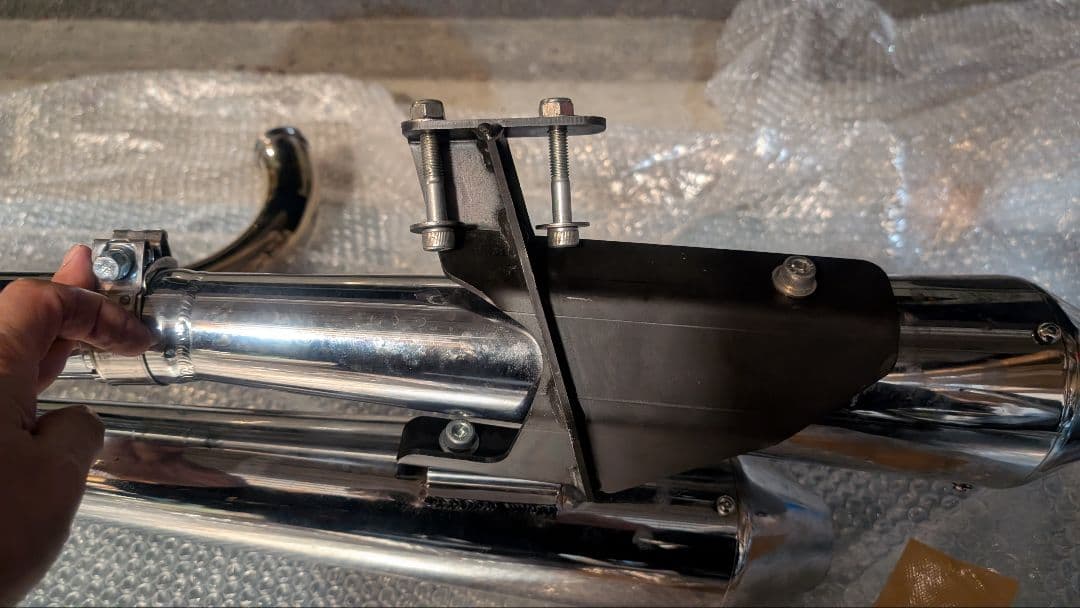 画像追加　BRATSTYLE　スポーツスター　マフラー　ハーレー