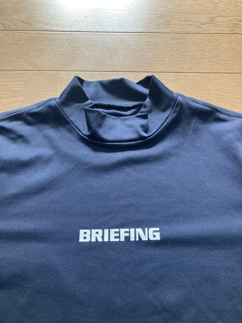 BRIEFING ブリーフィング ゴルフモックネック ネイビー Mサイズ シャツ