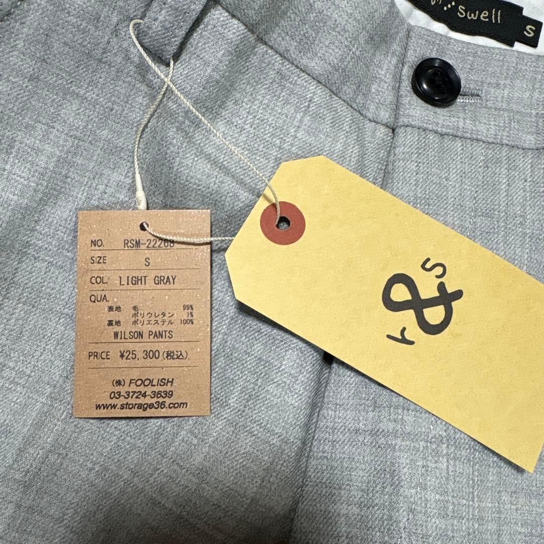 ラフアンドスウェル★毛99%混★中厚手ストレッチ★パンツ 【メンズ サイズS】