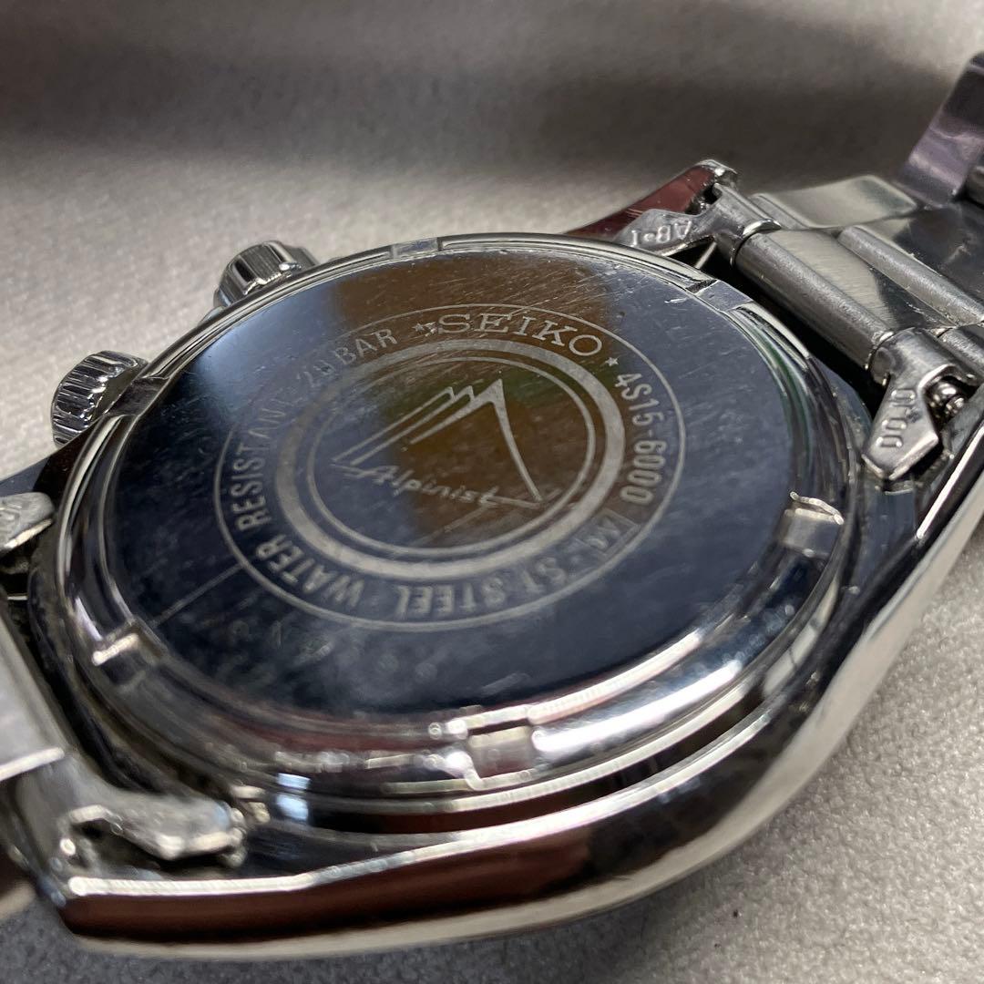 美品　セイコー　アルピニスト4S15-6000 自動巻　稼動品