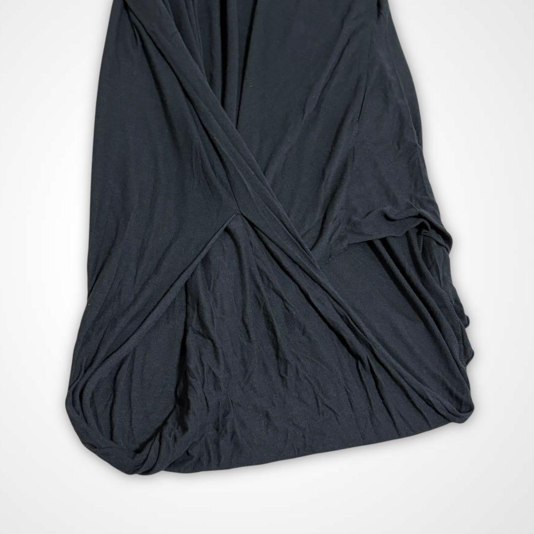 JULIUS 10AW goth_ik; 変形ドレープカットソー 3 カシミヤ混