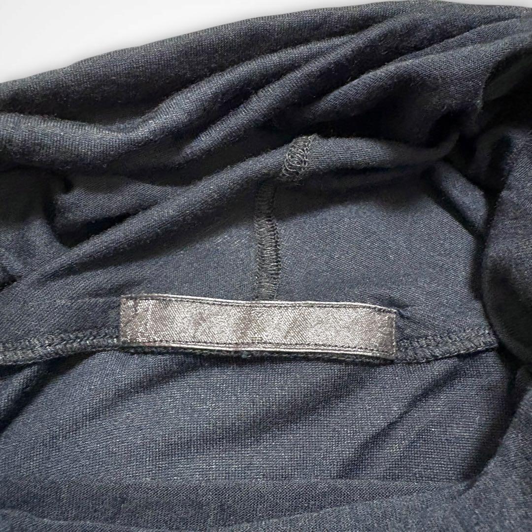 JULIUS 10AW goth_ik; 変形ドレープカットソー 3 カシミヤ混